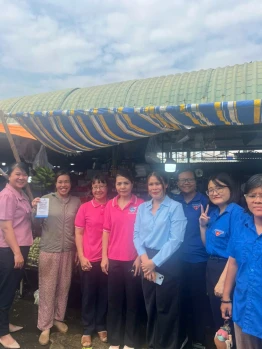 BAN QUẢN LÝ CHỢ HÓC MÔN HƯỞNG ỨNG NGÀY CHUYỂN ĐỔI SỐ QUỐC GIA NĂM 2025